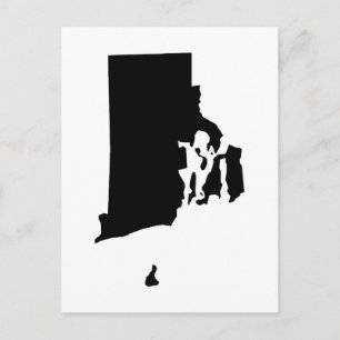 Maak een 'Verhuizen naar Rhode Island'-aankondigin Briefkaart