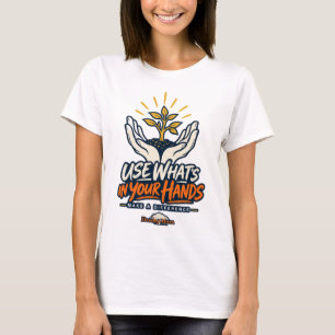 Maak een verschil met wat je in handen hebt t-shirt