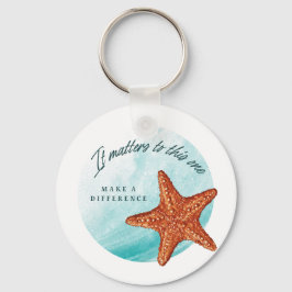 Maak een verschil, Starfish Story. Sleutelhanger