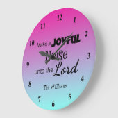 Maak een vreugdegeluid tot de Heer Grote Klok (Hoek)