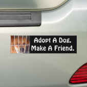 Maak een vriend bumpersticker (Op auto)