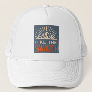 Maak een wandeling door de Sawatch Range Sunburst Trucker Pet