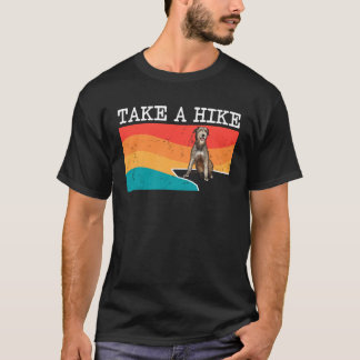 Maak een wandeling Ierse Wolfhound Graphic Wandele T-shirt