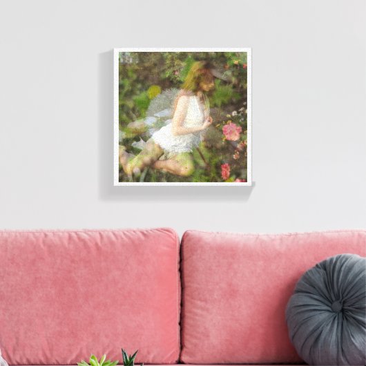 Maak een wens Canvas Print (Insitu (Woonkamer))