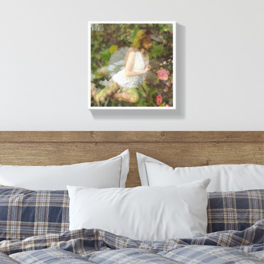 Maak een wens Canvas Print (Insitu (Slaapkamer))
