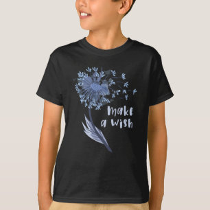 Maak een wens-Dandelion ventilator T-shirt
