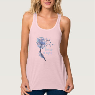 Maak een wens-Dandelion ventilator Tanktop