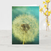 Maak een Wens! Kaart (Gele Bloem)