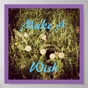 Maak een wens poster