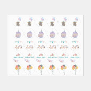 Maak een Wens Stickerpakket (5 stuks) Labels