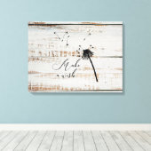 Maak een Wish Canvas Wall Decor (Insitu (Houten vloer))