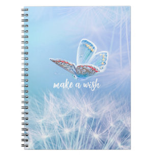 Maak een Wish Dandelion- en Butterfly-ontwerp Notitieboek