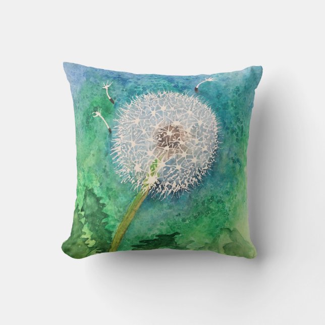 MAAK EEN WISH Dandelion PILLOW Kussen (Voorkant)