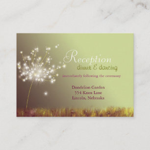 Maak een Wish Wedding Reception Informatiekaartje