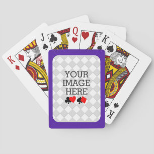 Maak eenvoudig uw eigen decennium in één stap Paar Pokerkaarten