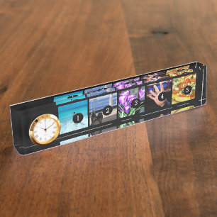 Maak eenvoudig uw eigen foto stijlvol 5 afbeelding naambordje