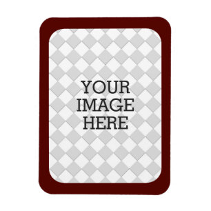 Maak eenvoudig uw eigen fotodisplay Bourgondië Lij Magneet