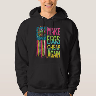 Maak Eieren Weer Goedkoop Grappig Pasen Boerenbedr Hoodie