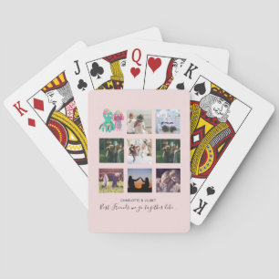 Maak eigen BFF-foto-collagecadeaus - kwal oct Pokerkaarten