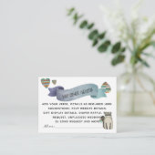 Maak Eigen Evenement Inserts - Bosdieren Informatiekaartje (Staand voorkant)