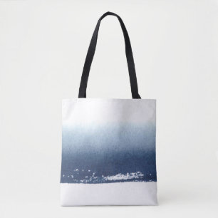 Maak Eigen Gepersonaliseerd Cadeau - Waterverf Nav Tote Bag