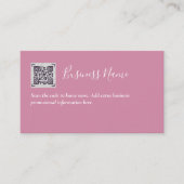 Maak eigen QR-code visitekaartje - Veel kleuren Informatiekaartje (Voorkant)