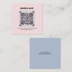 Maak eigen QR-code visitekaartje - Veel kleuren Informatiekaartje