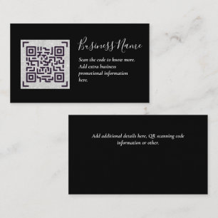 Maak eigen QR-code visitekaartje - Veel kleuren Informatiekaartje
