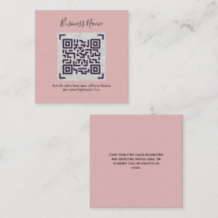 Maak eigen QR-code visitekaartje - Veel kleuren Informatiekaartje