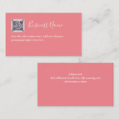 Maak eigen QR-code visitekaartje - Veel kleuren Informatiekaartje (Voorkant / Achterkant)