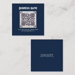 Maak eigen QR-code visitekaartje - Veel kleuren Informatiekaartje