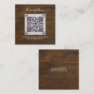 Maak eigen QR-code visitekaartje - Veel kleuren Informatiekaartje