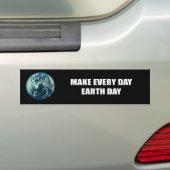 MAAK ELKE DAG EARDE DAG BUMPERSTICKER (Op auto)