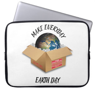 MAAK ELKE DAG EARDE DAG LAPTOP SLEEVE
