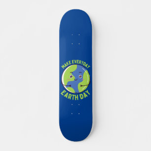 MAAK ELKE DAG EARTHDAG DE planeet grappig Skateboard