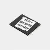 Maak elke dag een verschil post-it® notes (Schuin)