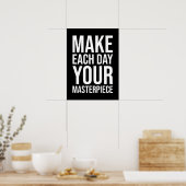 Maak elke dag je sterkste stuk poster (Keuken)
