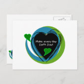 Maak Elke Dag van de Aarde van de Dag Briefkaart (Voorkant / Achterkant)