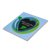 Maak Elke Dag van de Aarde van de Dag Tegeltje (Zijkant)