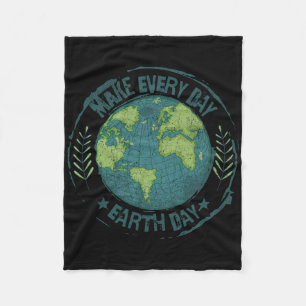 Maak elke dag weer een milieuklimaatconferentie op fleece deken