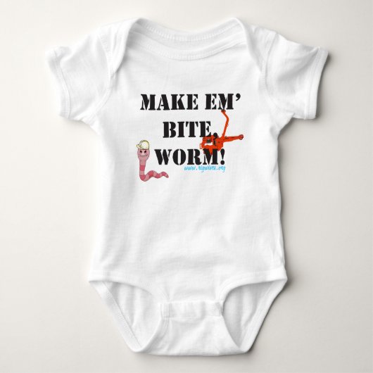 Maak Em'Bite Worm! Romper (Voorkant)