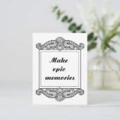 Maak epische herinneringen - Positieve quotes Briefkaart (Staand voorkant)