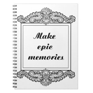 Maak epische herinneringen - Positieve quotes Notitieboek