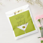 Maak er dertig groene Martini 30e verjaardagsfeest Bedankzakje (Gezegeld)