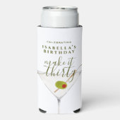 Maak er dertig Martini 30e verjaardagsfeest van (Seltzer Achterkant)