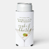 Maak er dertig Martini 30e verjaardagsfeest van (Seltzer Voorkant)