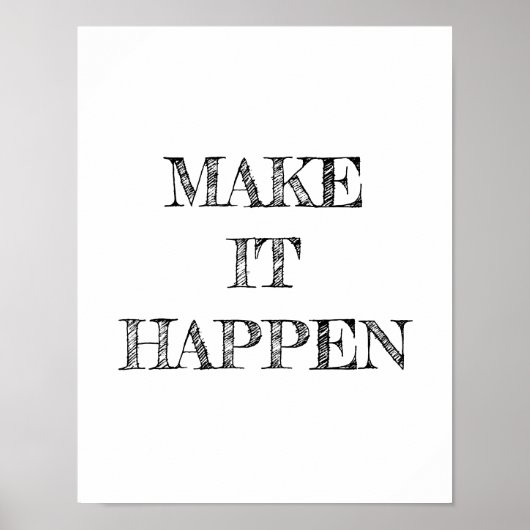 Maak er een minimalistisch Poster van (Voorkant)