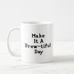 Maak er een mooie Mok van koffie op een adembeneme