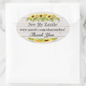 Maak er je eigen zonnebloem Sticker van (Tas)