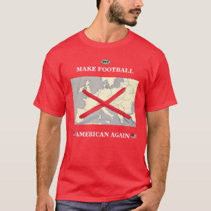 Maak Football weer Amerikaans T-shirt